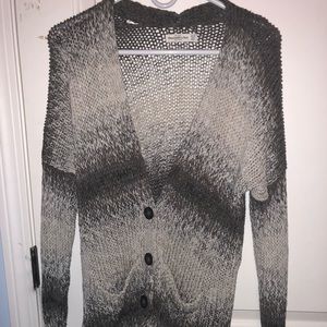 Grey Knit Cardigan